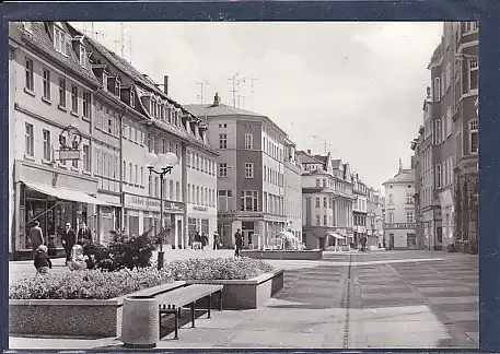 AK Zeitz Leninstraße, Blick in die Wendische Straße 1976