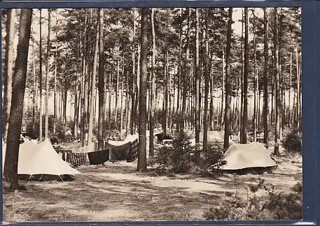 AK Waren ( Müritz) Zeltplatz Ecktannen 1970