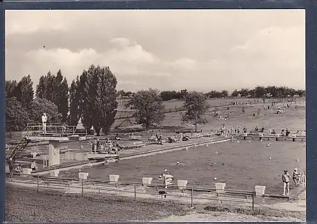 AK Leisnig ( Kr. Döbeln) Stadtbad 1974