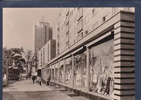 AK Messestadt Leipzig Georgiring / Blick zum Wohnhochhaus 1973