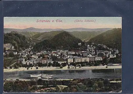 AK Schandau a. Elbe ( Sächs. Schweiz) 1912
