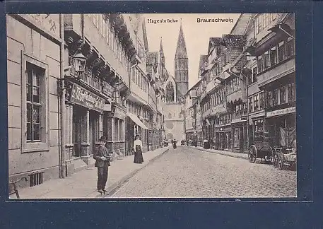 AK Braunschweig Hagenbrücke 1920