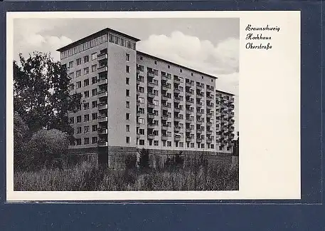 AK Braunschweig Hochhaus Okerstraße 1940