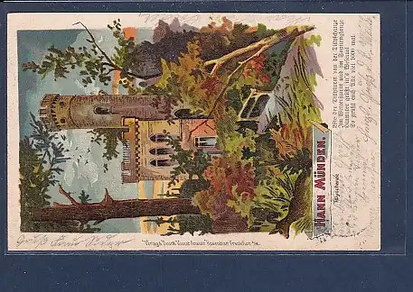 AK Litho Hann Münden Tillyschanze 1906