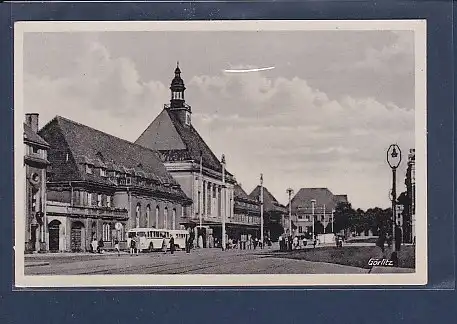 AK Görlitz Bahnhof 1954