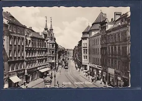 AK Görlitz Berliner Straße 1956