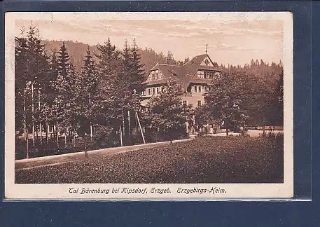 AK Tal Bärenburg bei Kipsdorf, Erzgeb. Erzgebirgs-Heim 1932