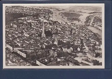 AK Stettin Luftbild 1930