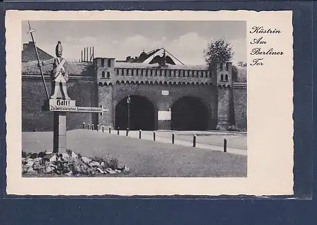 AK Küstrin Am Berliner Tor 1941