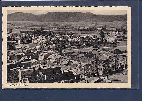 AK Braunau, Sudentengau Adolf Hitler Platz 1940