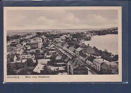 AK Strausberg Blick vom Stadtturm 1930