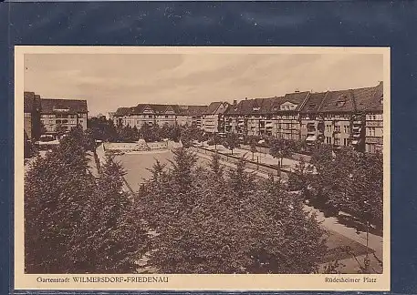 AK Gartenstadt Wilmersdorf Friedenau Rüdesheimer Platz 1920