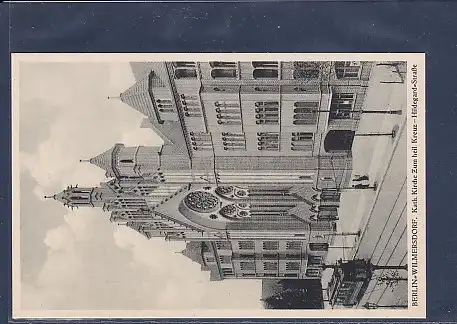 AK Berlin Wilmersdorf Kath. Kirche Zum heil. Kreuz - Hildegard Straße 1920