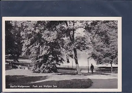 AK Berlin Weißensee Park am Weißen See 1964