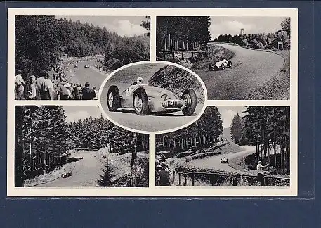 AK Nürburgring: Partie Hatzenbach 5.Ansichten 1950