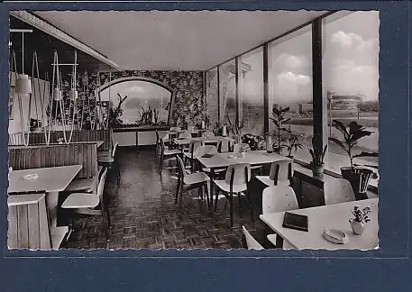 AK Rasthaus Rhynern ( Südseite) Strecke Köln-Berlin b. Hamm 1960