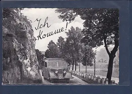 AK Ich Komme! Bus 1960