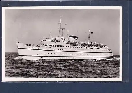 AK Bundesbahn Hochsee Fährschiff Deutschland 1960