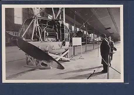 AK LZ 127 Graf Zeppelin Blick auf die hintere Motorengondel 1940
