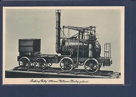 AK Puffing Billy 1813 von William Hedley gebaut, Verkehrs u. Bau Museum Berlin 1940