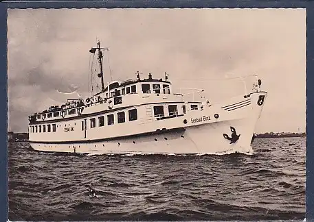 AK Weiße Flotte Stralsund MS Seebad Binz 1963