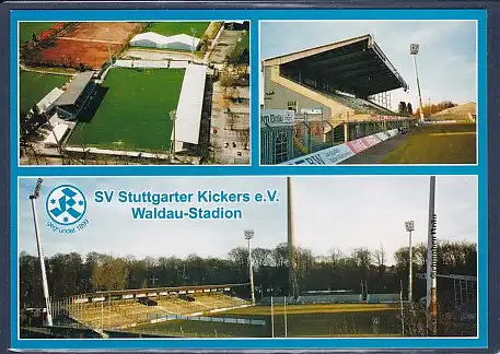 AK SV Stuttgarter Kickers e.V. Waldau Stadion 3.Ansichten 2002