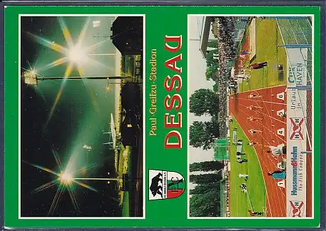 AK Paul - Greifzu - Stadion Dessau 2.Ansichten 1999