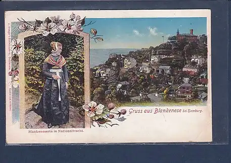AK Litho Gruss aus Blankenese bei Hamburg 2.Ansichten 1912