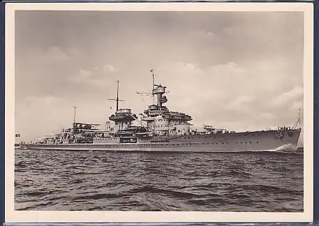AK Leichter Kreuzer Nürnberg 1940