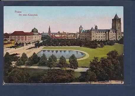 AK Posen Die neue Kaiserpfalz 1920
