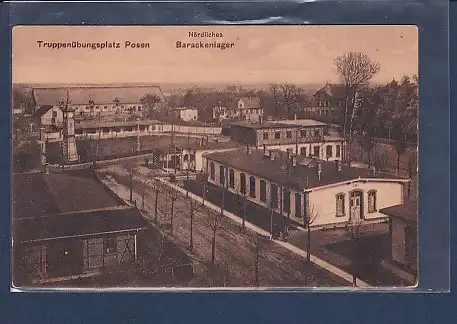 AK Truppenübungsplatz Posen Nördliches Barackenlager 1920
