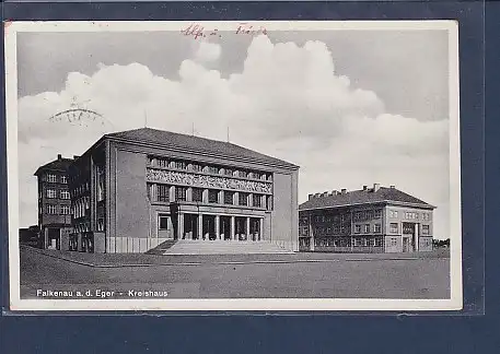 AK Falkenau a.d. Eger - Kreishaus 1939