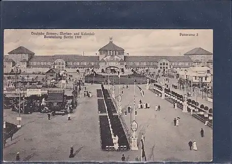 AK Deutsche Armee-, Marine- und Kolonial Ausstellung Berlin 1907