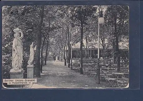 AK Berliner Unions - Brauerei Hasenheide 1910