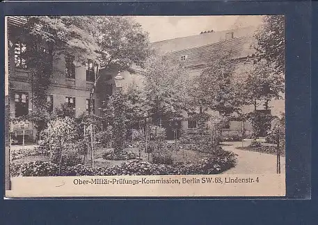 AK Ober Militär-Prüfungs-Kommission, Berlin SW.68, Lindenstr. 4 1916