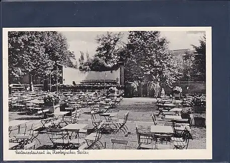 AK Gartenrestaurant im Zoologischen Garten 1950