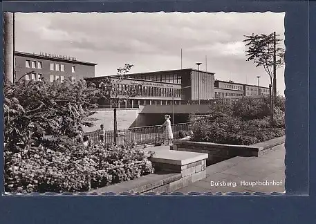 AK Duisburg Hauptbahnhof 1960