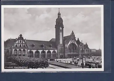 AK Krefeld Hauptbahnhof 1940