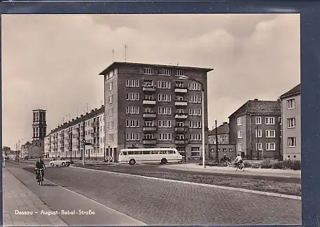 AK Dessau August Bebel Straße 1967
