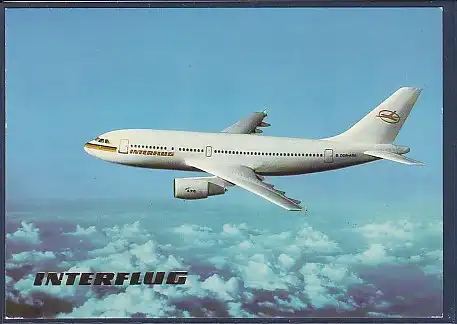 AK Interflug A 310 / 208 Sitzplätze 1980
