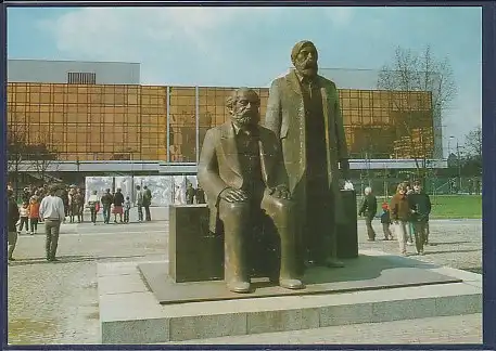 AK Berlin Marx Engels Forum (1987)