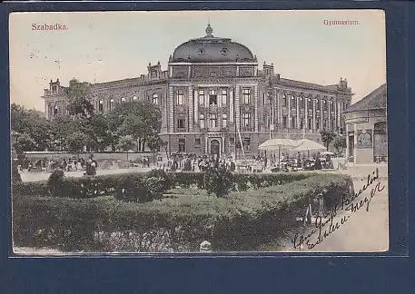 AK Szabadka Gymnasium 1912