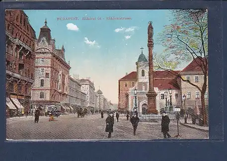 AK Budapest Rakoczi ut - Rakoczistrasse 1920