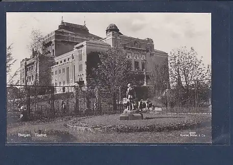 AK Bergen Teatret 1930