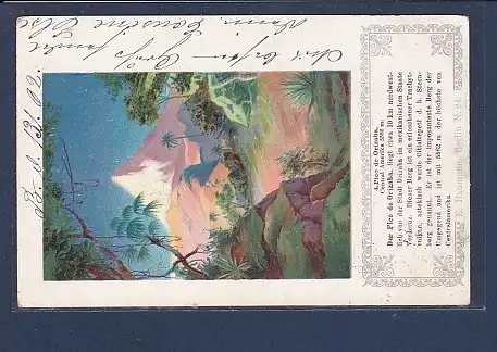 AK 4.Pico de Orizaba Central Amerika 1902