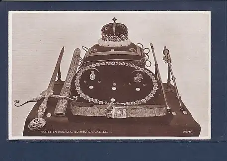 AK Scottish Regalia, Edinburgh Castle 1930