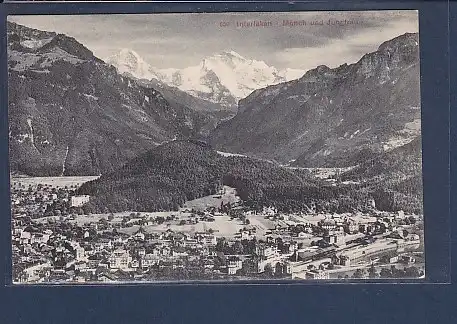AK Interlaken - Mönch und Jungfrau 1920