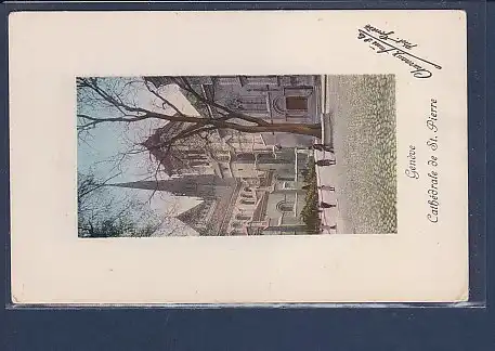 AK Geneve Cathedrale de St. Pierre 1920