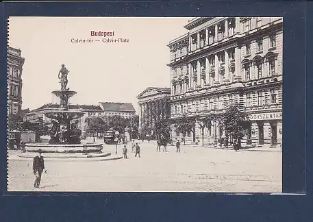 AK Budapest Calvin Platz 1920