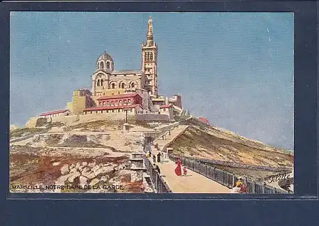 AK Marseille Notre Dame De La Garde 1909